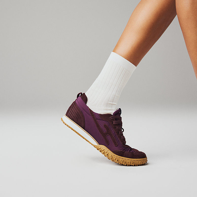 Jet sneaker - Brown | Hermès Singapore